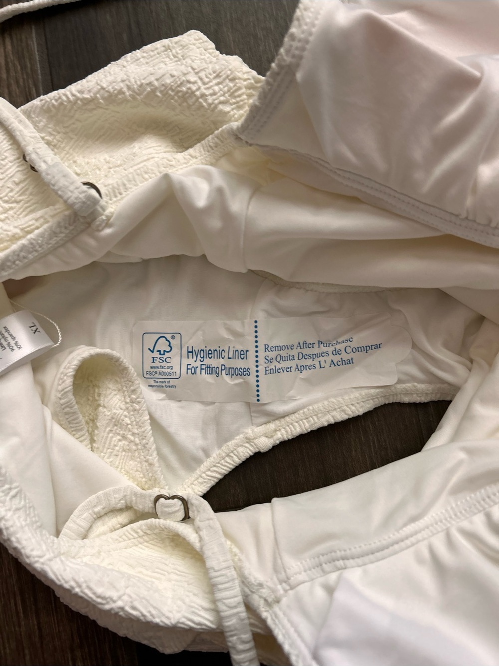 NWT Andie Sardinia One Piece Swimsuit in Bone White Sz XL - Picture 7 of 9